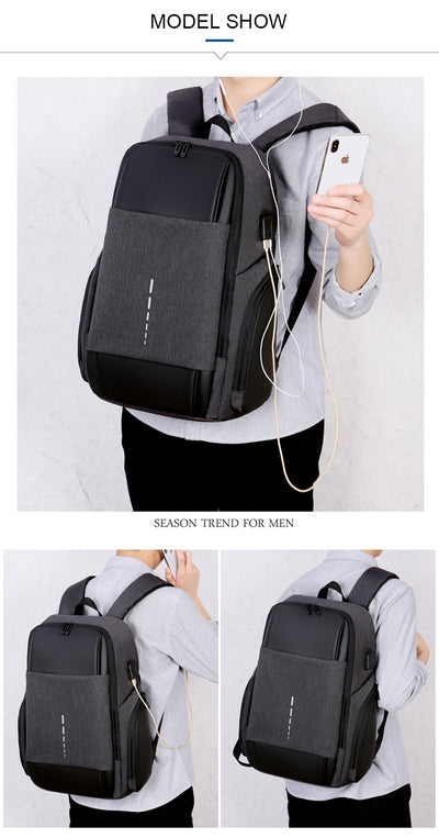 Men Casual Smart Backpack