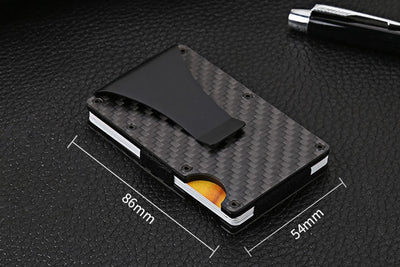 Smart Carbon Fibre Credit Card Wallet