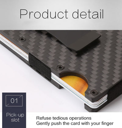 Smart Carbon Fibre Credit Card Wallet